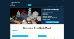 Desktop Screenshot of crystalearthmagic.com