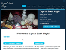 Tablet Screenshot of crystalearthmagic.com
